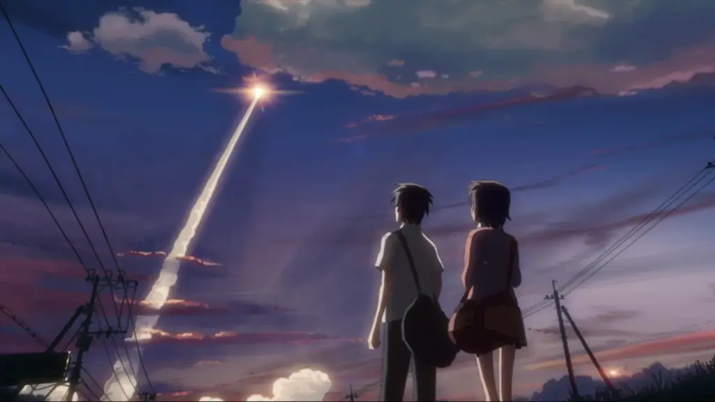 Gaya animasi yang mengingatkan pada Kimi no Na Wa Gaya animasi Jepang yang mirip dengan Kimi no Na Wa