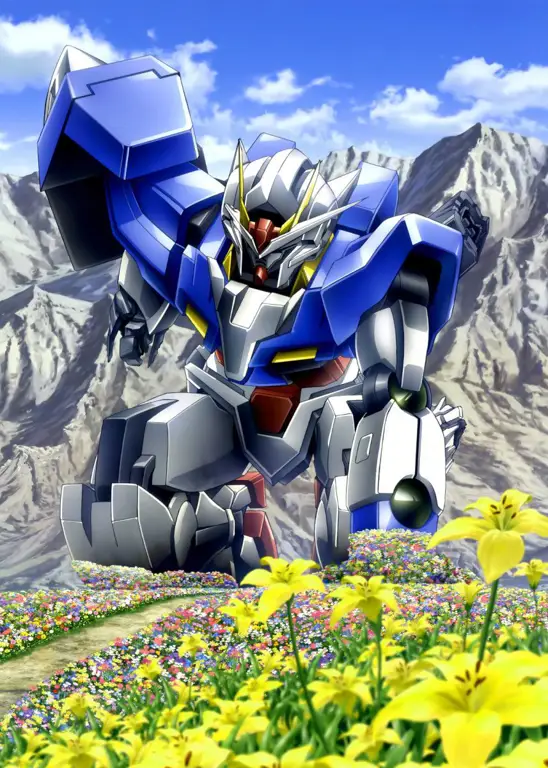 Gundam: Pertempuran Mecha Epik di Luar Angkasa Gambar anime Gundam yang menampilkan pertempuran mecha di luar angkasa