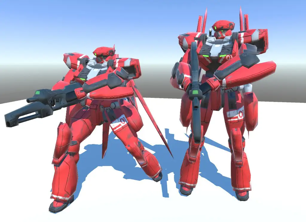 Adegan pertarungan mecha di anime Aldnoah.Zero.