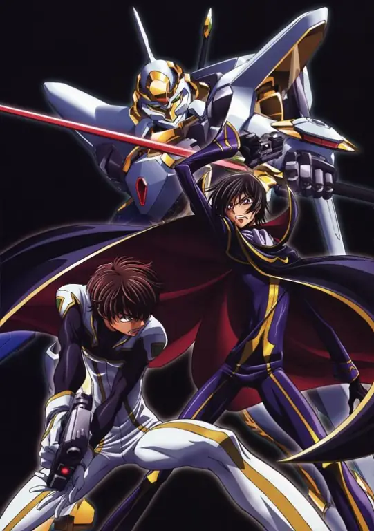 Mecha dan karakter utama Code Geass.