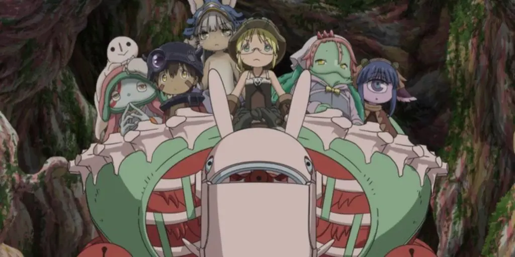Tabel yang membandingkan beberapa anime dengan Made in Abyss berdasarkan tema, genre, dan tingkat kesuraman Bagan perbandingan anime sejenis Made in Abyss