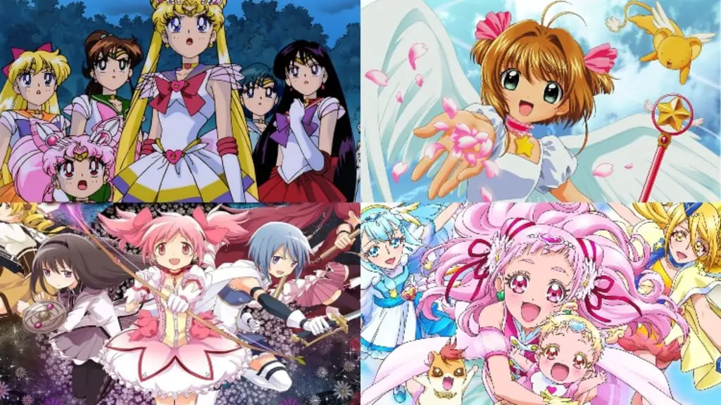Karakter Anime dengan Kekuatan Sihir Ilustrasi karakter anime dengan kekuatan sihir