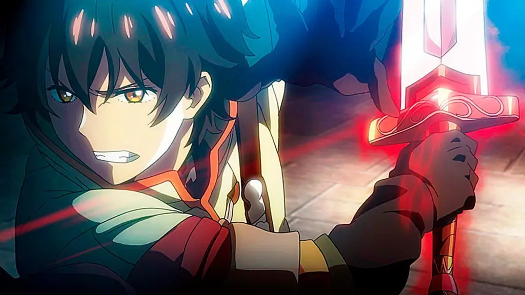 Adegan Aksi yang Menegangkan Adegan anime aksi dengan tokoh utama pria yang kuat