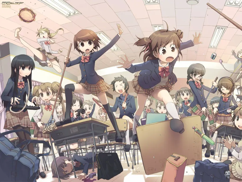 Persahabatan yang Kuat Gambar karakter anime yang berteman