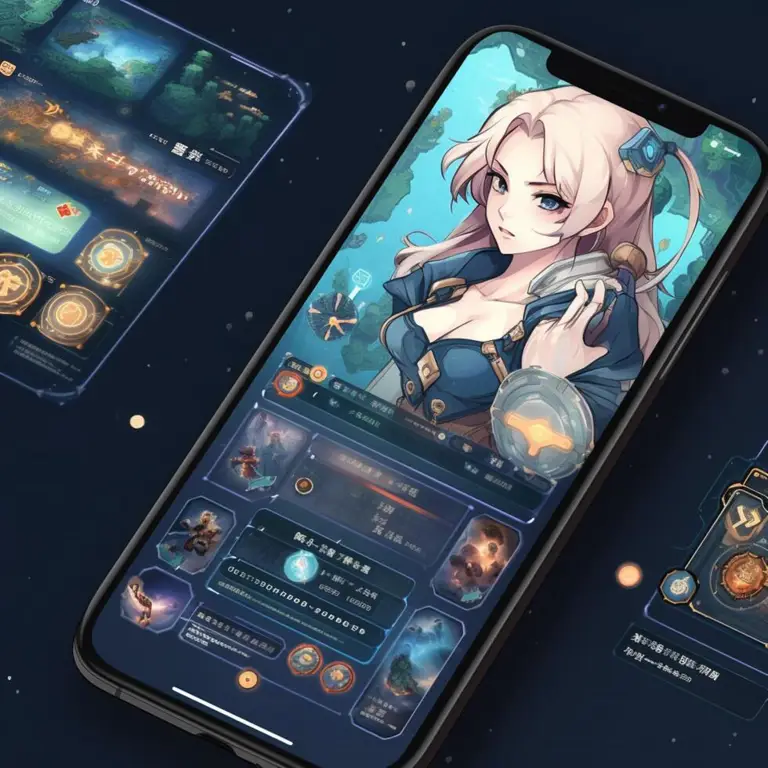 Ilustrasi visual game strategi dalam anime Ilustrasi game strategi anime