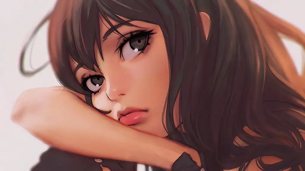 Ilustrasi karakter anime yang sedang merencanakan strategi Karakter anime berpikir strategi