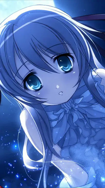 Karakter-karakter anime yang imut dan menggemaskan Gambar gadis anime yang lucu dan sedang bersantai