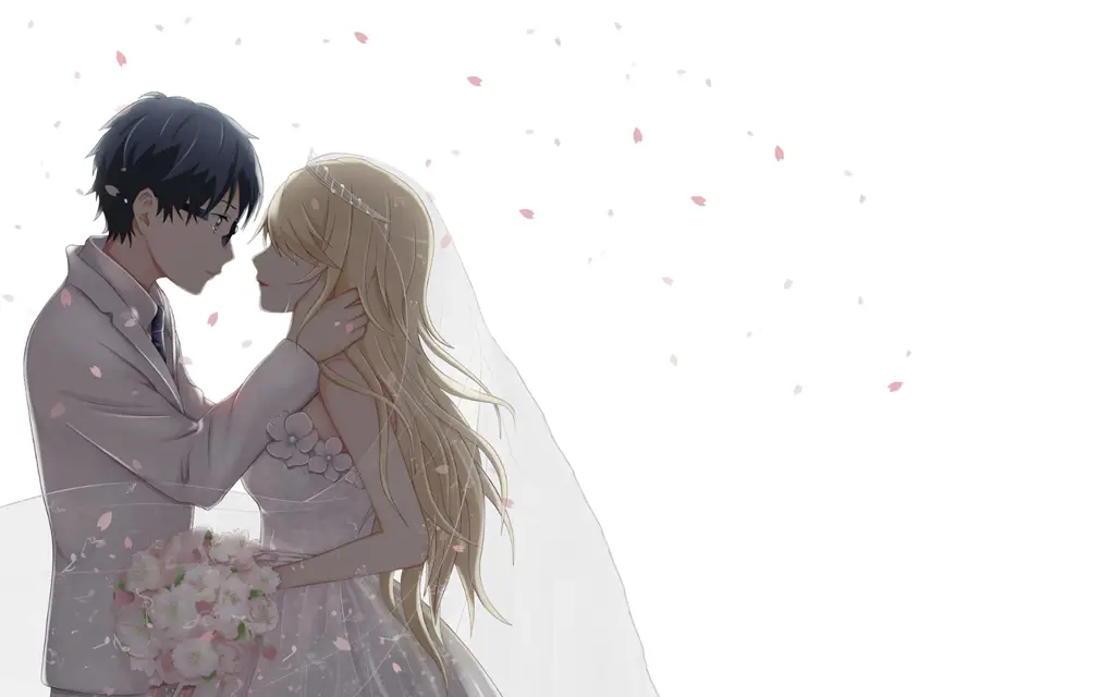 Pasangan Anime Bahagia Gambar pasangan anime yang bahagia