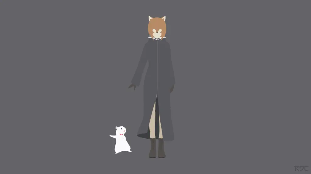 Gambar pemandangan pedesaan yang indah dalam anime Flying Witch