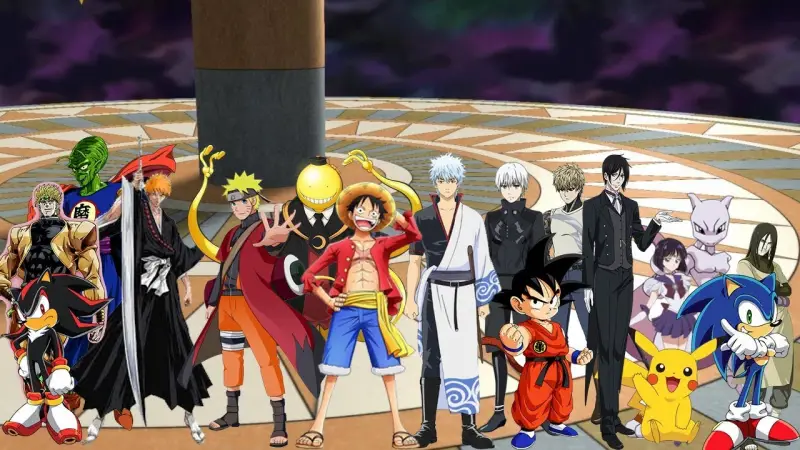 Ilustrasi turnamen esports dalam anime Gambar turnamen esports anime