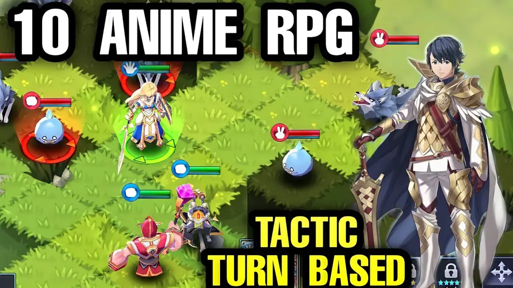 Karakter Anime dalam Permainan Strategi Ilustrasi karakter anime bermain game strategi