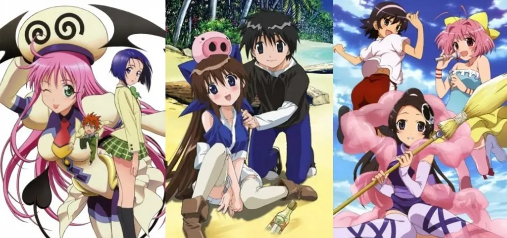 Rekomendasi Anime Romance Harem Gambar anime dengan genre romance dan harem