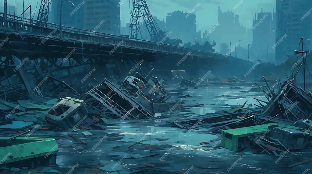 Suasana Kota di Anime Post-Apokaliptik Kota pasca-apokaliptik dalam anime