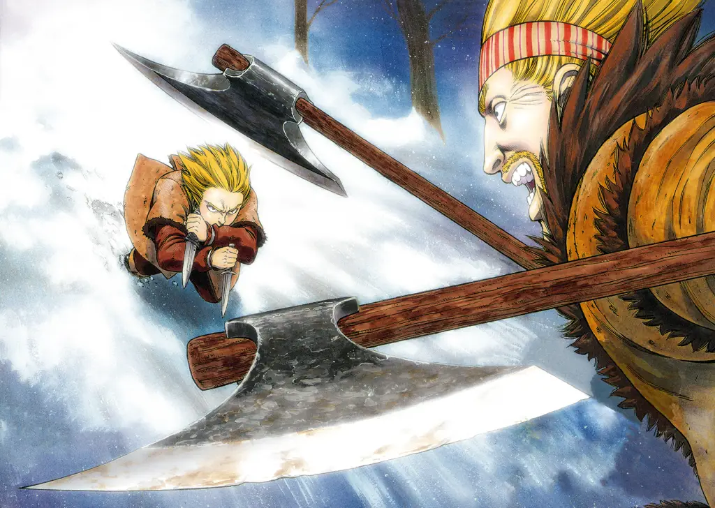 Gambar promosi anime Vinland Saga