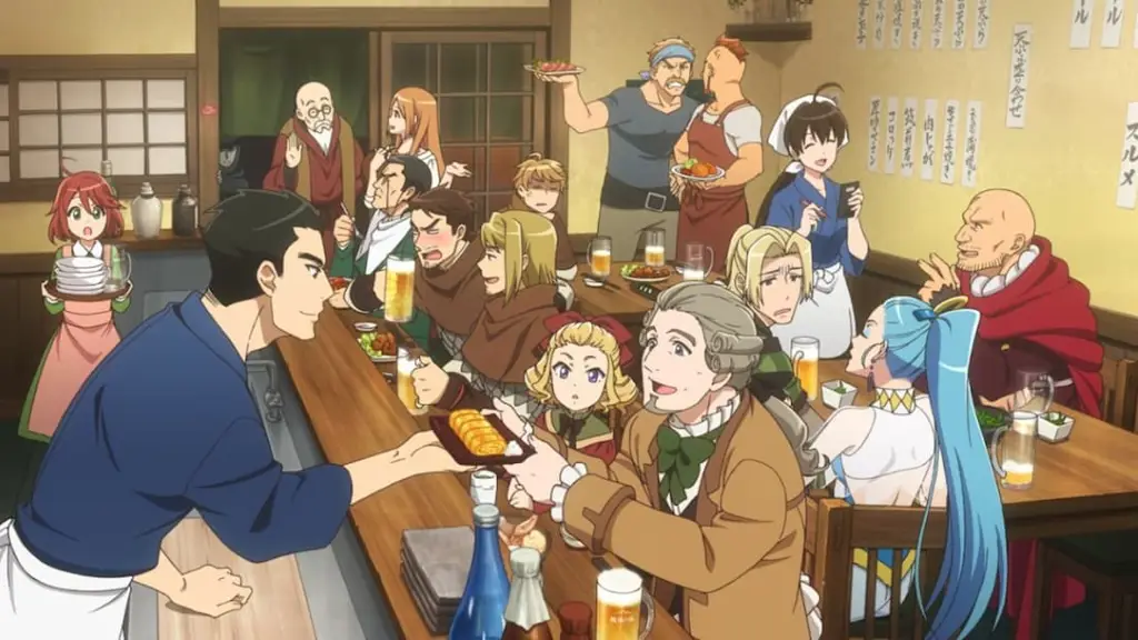 Kompetisi memasak anime yang menegangkan Gambar kompetisi memasak anime yang seru