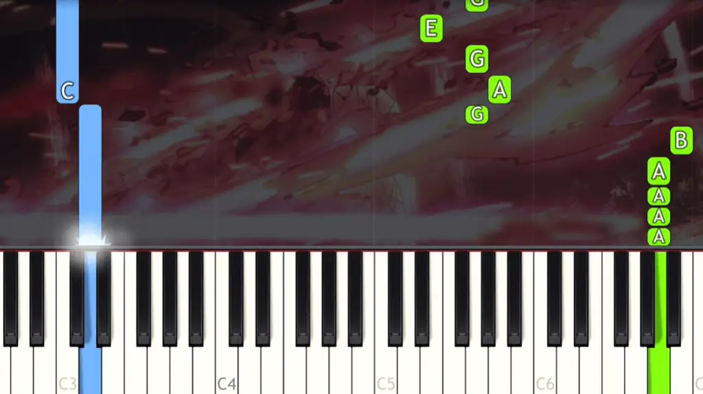Musik sebagai pengantar emosi Nota-nota musik anime