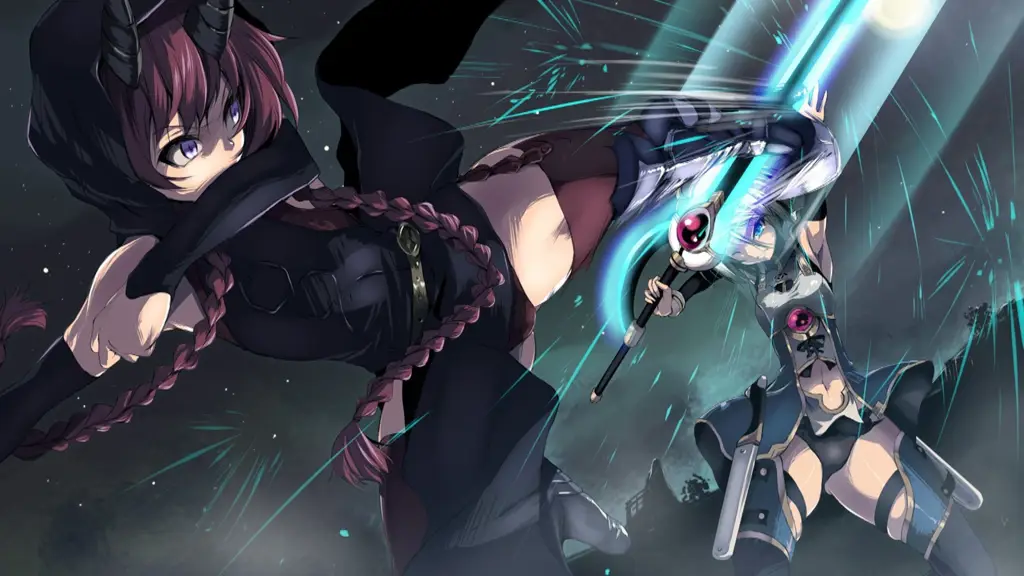 Pertempuran Karakter Anime yang Epik Karakter anime yang sedang bertarung dengan sengit