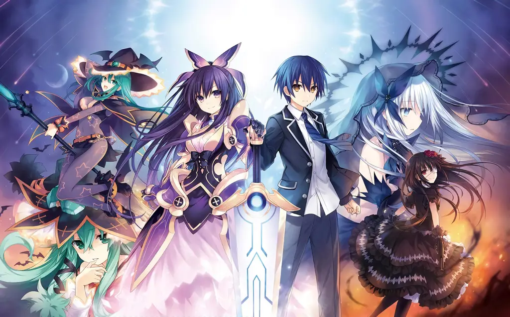 Date A Live: Kisah Cinta dan Pertempuran Poster anime Date A Live