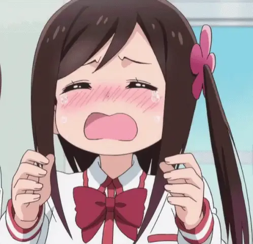 Ekspresi Emosional Karakter Anime Gambar karakter anime yang menangis