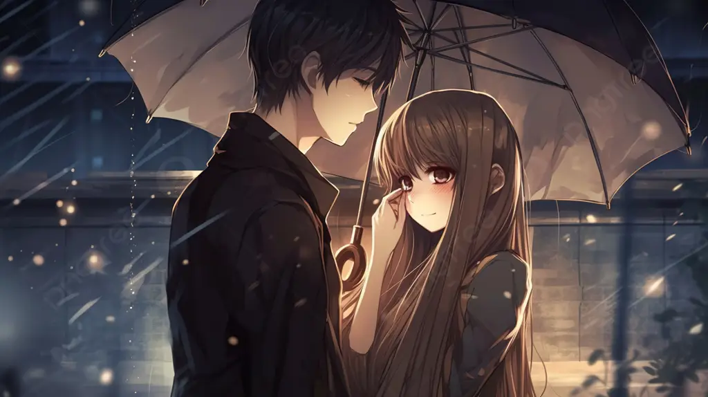 Kisah cinta dalam anime Gambar pasangan anime