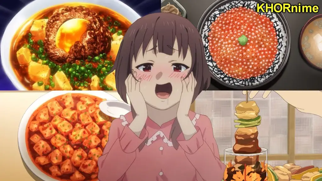 Berbagai hidangan menggugah selera dari anime kuliner Gambar makanan anime yang lezat
