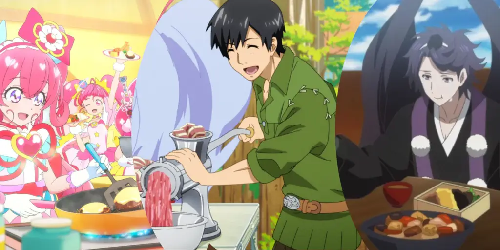 Kompetisi memasak yang seru dan menegangkan Adegan kompetisi memasak anime yang menegangkan