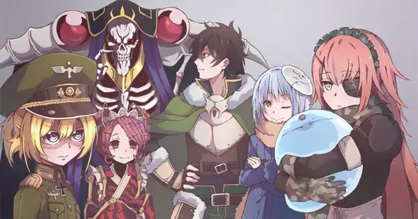 Karakter-karakter anime isekai yang menarik Gambar berbagai karakter anime isekai