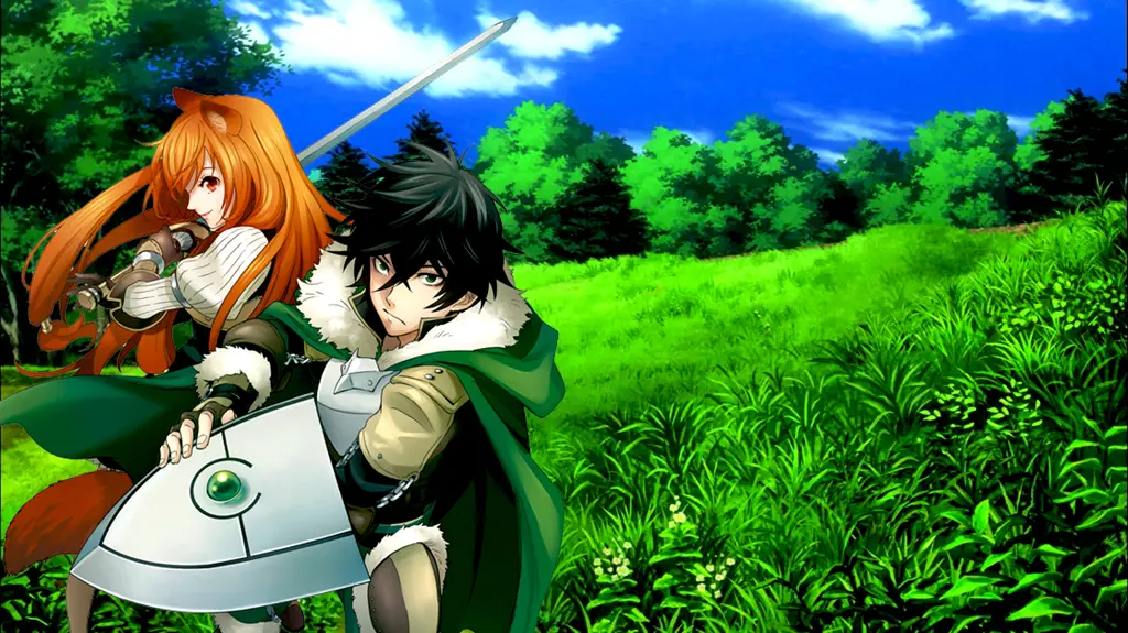 Gambar adegan dari anime Tate no Yuusha