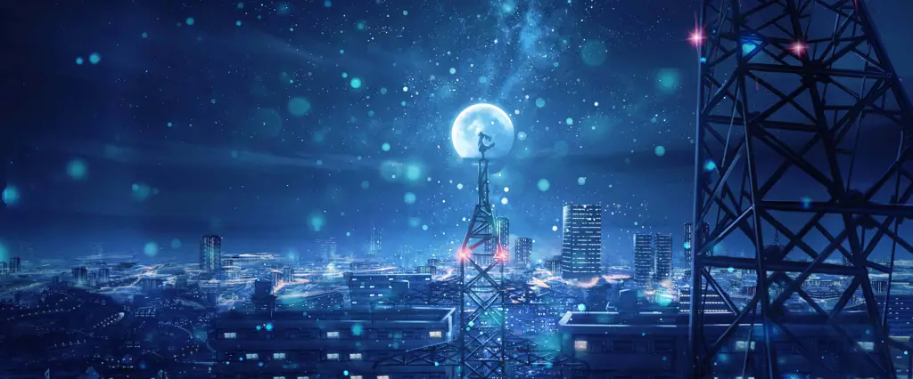 Adegan Anime Gelap dan Misterius Gambar adegan anime gelap dan misterius