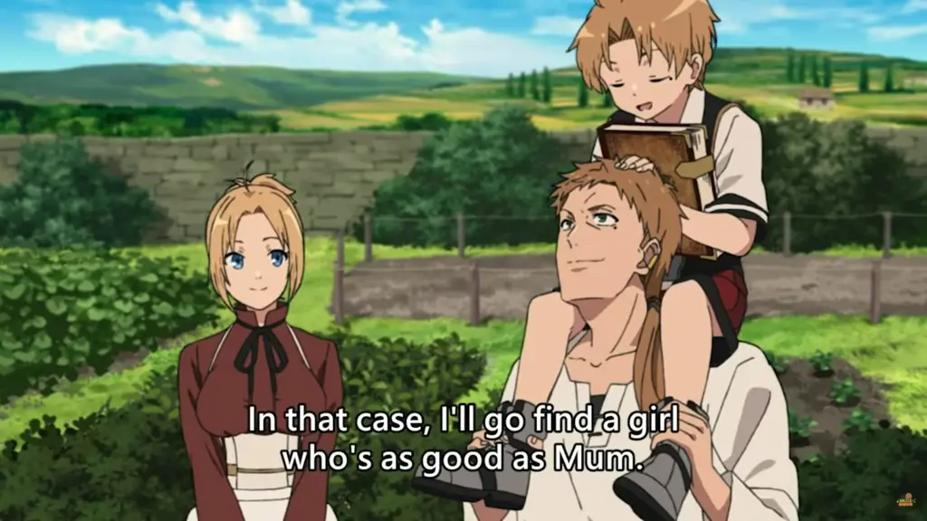 Gambar adegan anime Mushoku Tensei