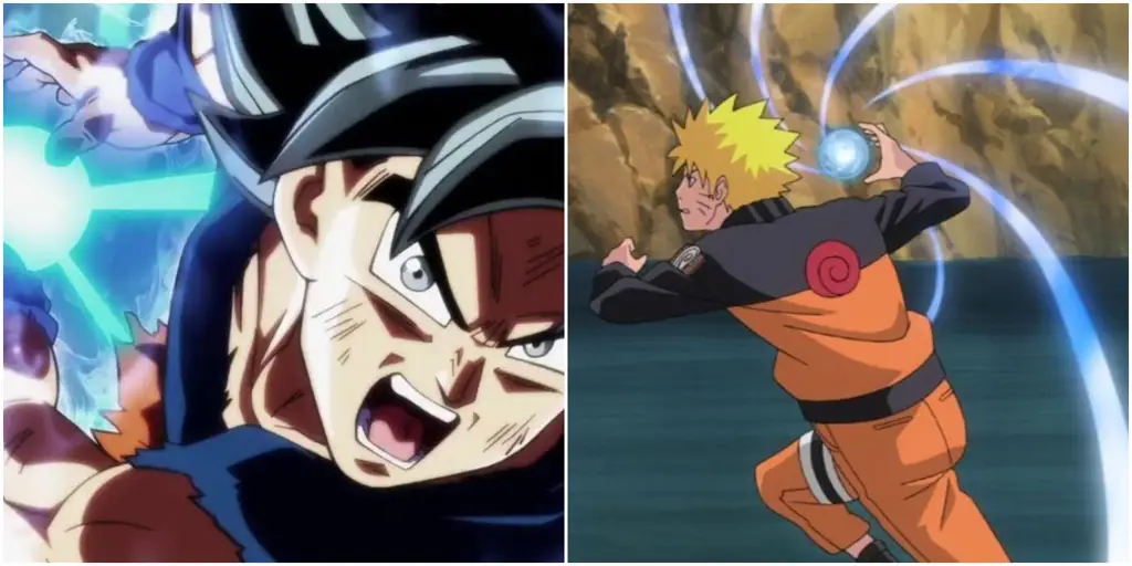 Pertarungan Epik di Dunia Anime Gambar karakter anime sedang bertarung