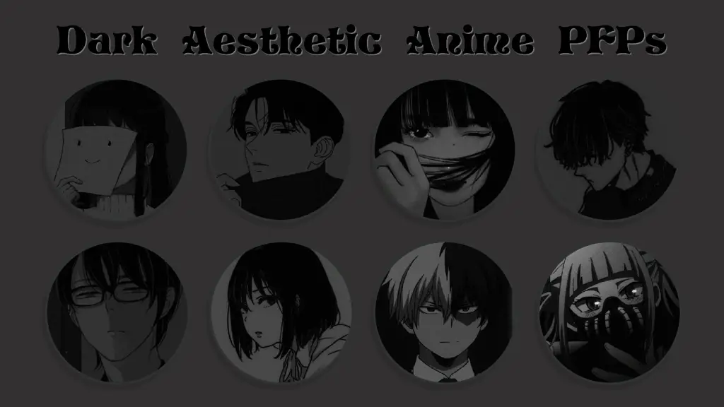 Estetika gelap dan misterius yang mirip dengan Zankyou no Terror Gambar yang menampilkan estetika gelap dan misterius yang sering ditemukan dalam anime thriller dan misteri
