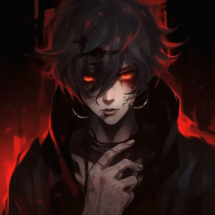 Karakter Anime Misterius Karakter anime yang memancarkan aura misterius.