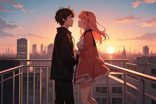 Momen menegangkan dan romantis dalam anime misteri Adegan menegangkan dan romantis dalam anime