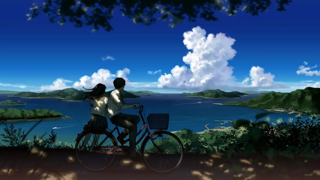 Pemandangan Anime yang Menawan Pemandangan anime yang lucu dan imut