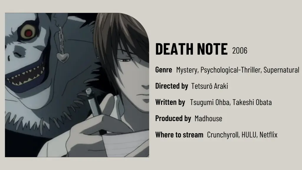 Gambar adegan Death Note