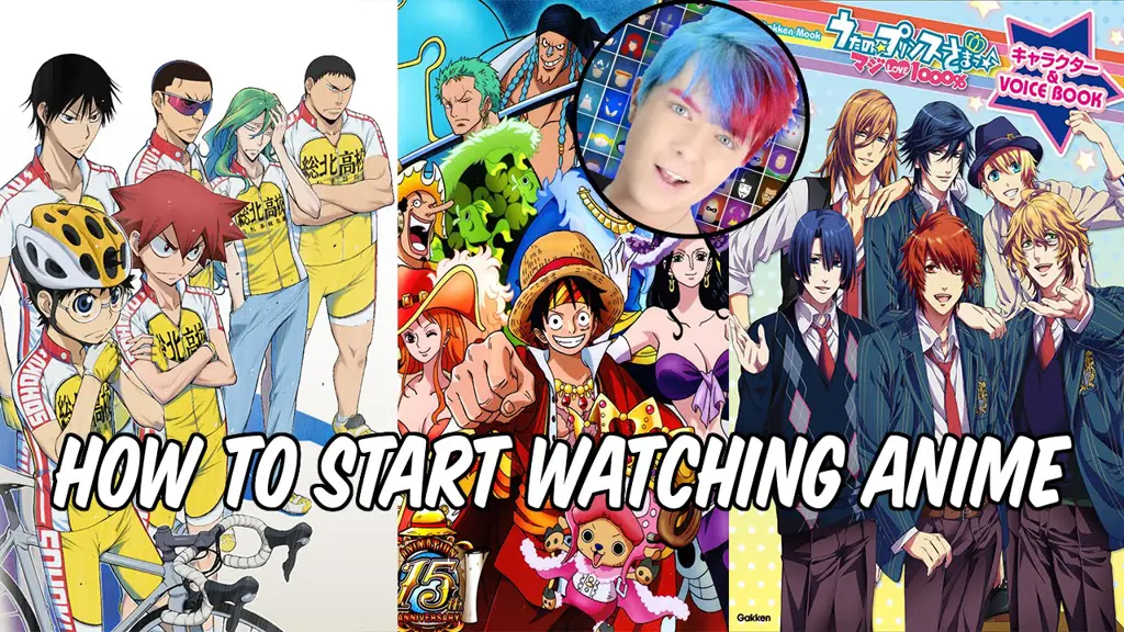 Nikmati pengalaman menonton anime yang menegangkan Gambar orang menonton anime