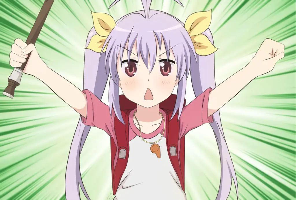 Non Non Biyori: Kehidupan Desa yang Damai Gambar karakter-karakter anime Non Non Biyori yang lucu dan menggemaskan.