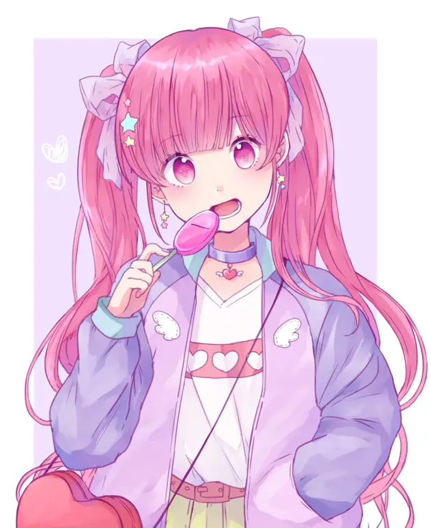 Karakter Moe yang Menggemaskan Gambar gadis anime yang sangat imut dan menggemaskan