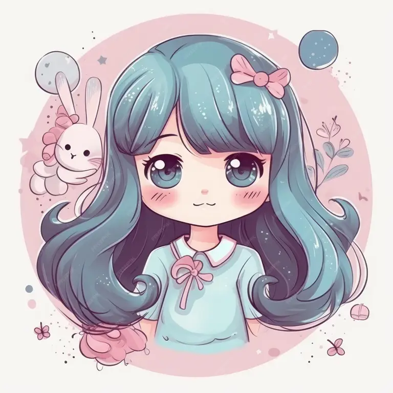 Karakter Anime Kawaii yang Menggemaskan Gambar karakter anime yang kawaii