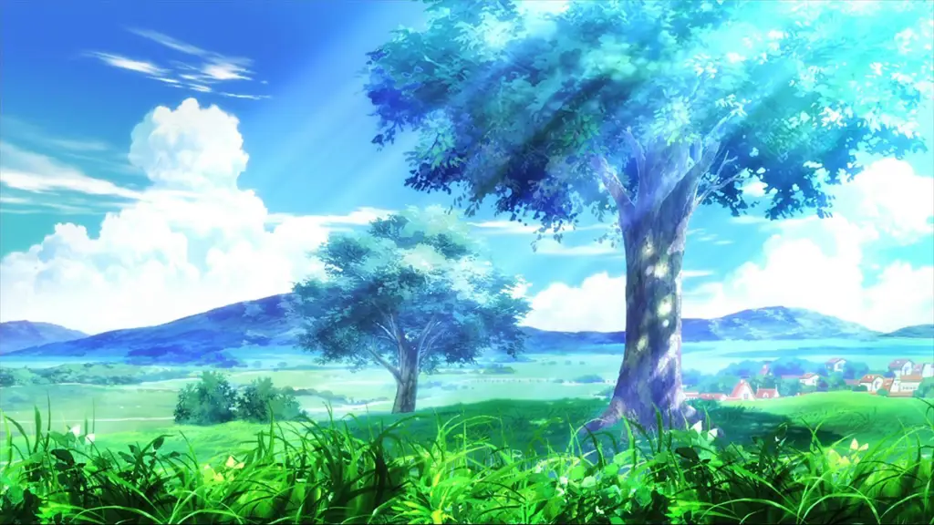 Suasana Santai dalam Anime Moe Gambar adegan anime yang menenangkan dan santai