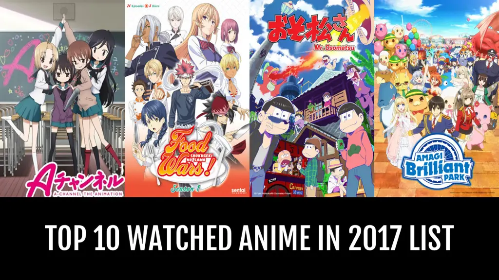 Rekomendasi Film Anime 2017 Gambar kolase poster film anime rekomendasi tahun 2017