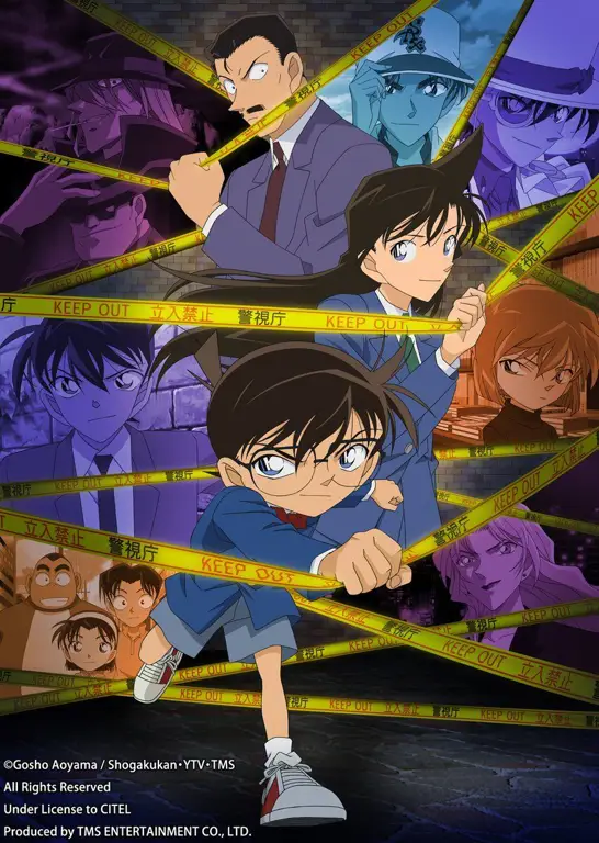Adegan Detektif Anime Gambar adegan detektif dari salah satu anime movie misteri