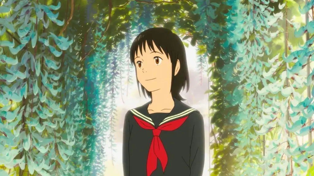 Adegan dari film anime Mirai