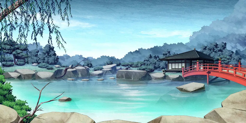 Suasana Film Anime yang Menarik Gambar pemandangan atau suasana dari salah satu film anime yang direkomendasikan
