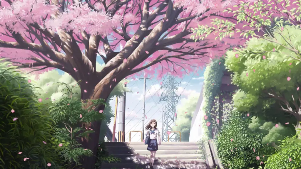 Suasana Tenang Saat Menonton Anime Gambar pemandangan anime yang tenang dan damai
