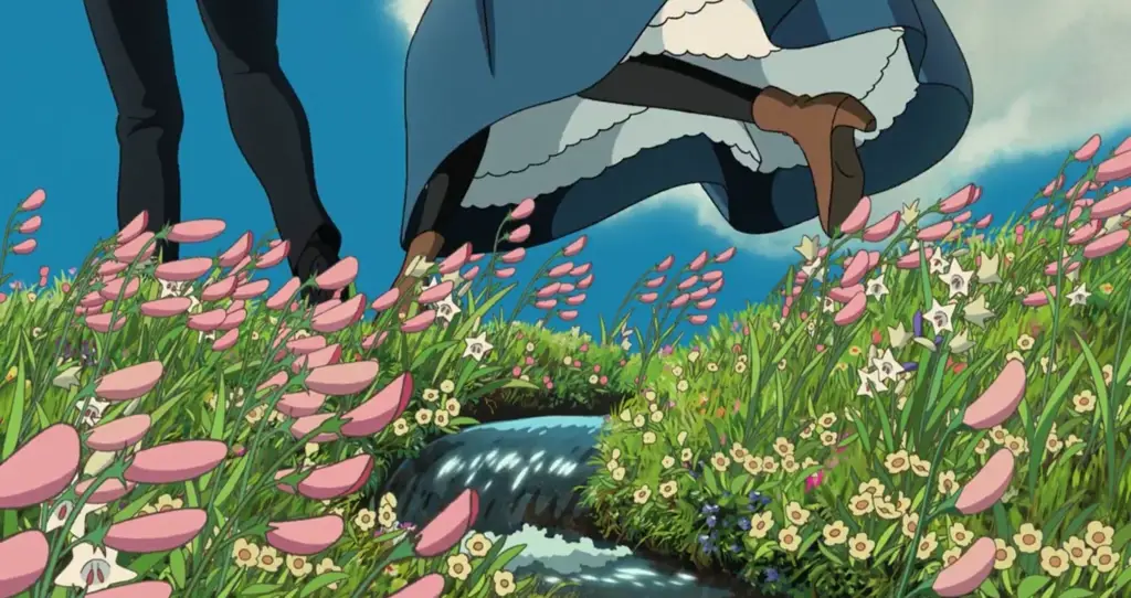 Ilustrasi dari film Howl's Moving Castle