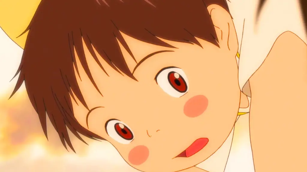 Gambar diam dari film anime Mirai.