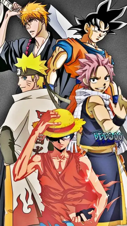 Karakter Anime Favorit Gambar karakter-karakter anime populer