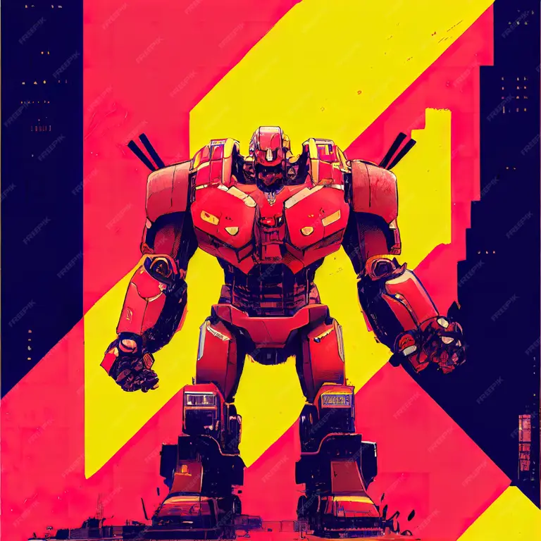 Pertarungan Mecha yang Mendebarkan Adegan pertarungan robot anime yang epik